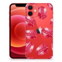 iPhone 12 Mini | Siliconen Case | Pink Macarons - thumbnail