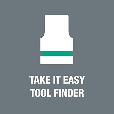 Wera 8740 B HF 05003180001 Dopsleutelinzetset Metrisch 3/8 (10 mm) 7-delig