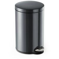 Durable DURABLE pattumiera 12,0 l antracite 341158 Afvalemmer 12 l (Ø x h) 250 mm x 400 mm Metaal, Kunststof Antraciet-grijs 1 stuk(s) - thumbnail