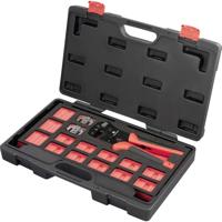 TOOLCRAFT TO-9660081 Krimptangset Incl. krimp-assortiment met koffer - thumbnail