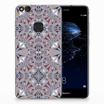 Huawei P10 Lite | TPU | Siliconen hoesje | Flower Tiles