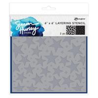 Ranger Ink Ranger • simon hurley create. layering stencils sparkling stars 2pcs - thumbnail
