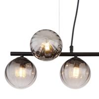 Globo 7-lichts hanglampDallerta smoke glas - 15216-7H - thumbnail