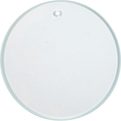Creativ Company Glazen platen, rond, d 7 cm, dikte 3 mm, 10 stuk/ 1 doos