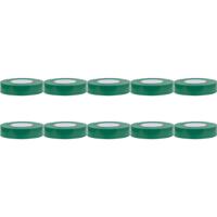 Isolatietape 10 Pack - Yurga - Groen - 20mmx18m - thumbnail