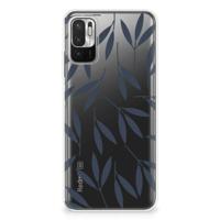 Xiaomi Redmi Note 10/10T 5G | Poco M3 Pro | TPU Case | Leaves Blue - thumbnail