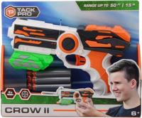 Bongers Speelgoed Tack pro crow ii met 6 darts 23 cm - thumbnail