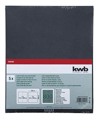 kwb 830480 Schuurpapier Korrelgrootte (num) 800 (l x b) 280 mm x 230 mm 5 stuk(s) kwb 830480 Schuurpapier Korrelgrootte (num) 800 (l x b) 280 mm x 230 mm 5 stuk(s)