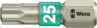 Wera 3867/1 TS TORX® Bits, RVS, TX 25 x 25 mm - 1 stuk(s) - 05071035001 - thumbnail
