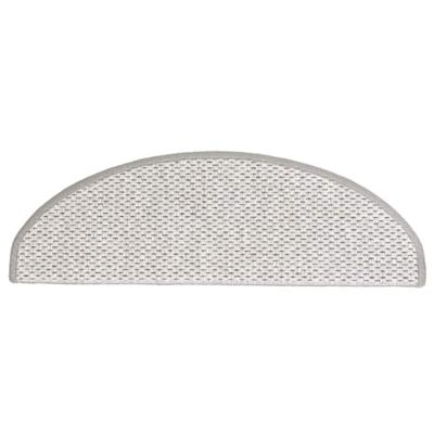 VidaXL Trapmatten zelfklevend 15 st sisal-look 65x21x4 cm platinakleur - thumbnail