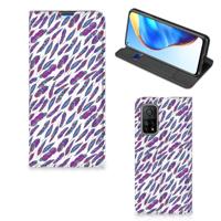 Xiaomi Mi 10T | 10T Pro | Hoesje met Magneet | Feathers Color - thumbnail
