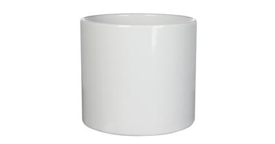 Mica Decorations Era Bloempot - H21,5 x Ø23 cm - Wit