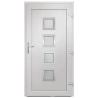 Voordeur 88x200 cm PVC antracietkleurig - thumbnail