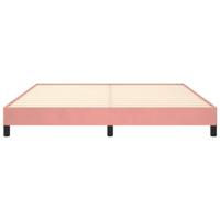 Bedframe fluweel roze 180x200 cm - thumbnail