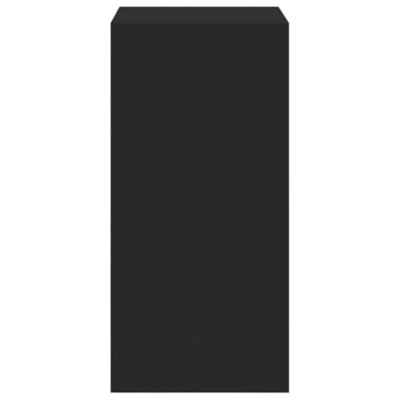 Bartafel 51x50x103,5 cm bewerkt hout zwart Bartafel 51x50x103,5 cm bewerkt hout zwart