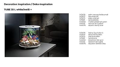 BiOrb zeelelie blauw aquarium decoratie BiOrb zeelelie blauw aquarium decoratie