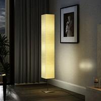 VidaXL Vloerlamp met stalen standaard 170 cm beige - thumbnail