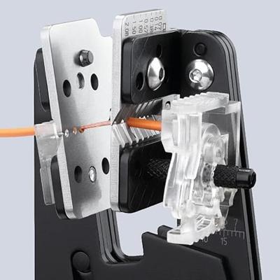 Knipex Precisie afstriptang gebruineerd 195 mm | afstripcapaciteit : 0,14 - 6,0mm - 121206 - thumbnail
