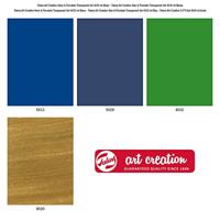 Talens art creation glas & porselein transp. 4x30ml blauw - thumbnail