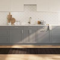 Vloerkleed rechthoekig 60x300 cm bamboe donkerbruin - thumbnail