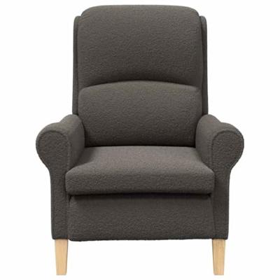 Fauteuil Donkergrijs 76 x 94 x 102 cm Stof