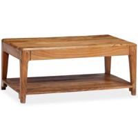 Salontafel 88x50x38 cm massief hout - thumbnail