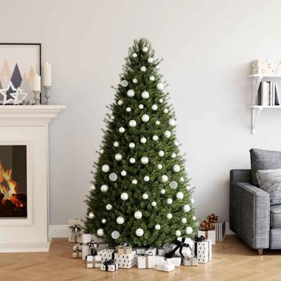 VidaXL 100-delige kerstballenset wit
