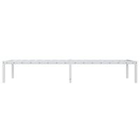 Bedframe metaal wit 75 x 190 cm - thumbnail