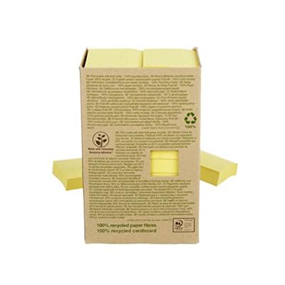 Memoblok post-it 653 38x51mm recycled geel