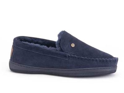 Warmbat Pantoffels Grizzly GRZ441045 Donker Blauw-44 maat 44