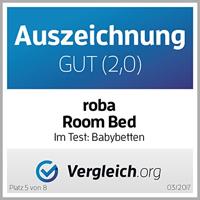 roba Babybed Room Bed 60 x 120 cm (Love beer, Naturel) - thumbnail