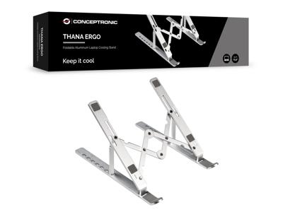 Conceptronic THANA04S laptopstandaard Zilver 39,6 cm (15.6 )