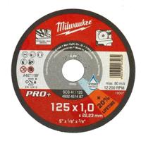 Milwaukee Dunne metaaldoorslijpschijven PRO+ SCS 41/125 x 1 x 22 mm - 4932451487 - thumbnail