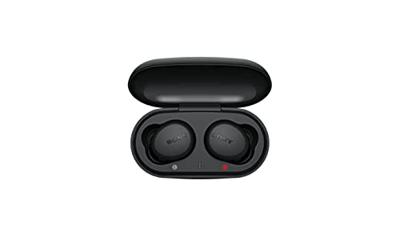 Sony WF-XB700 draadloze Bluetooth-hoofdtelefoon, batterijduur van 18 uur en snel opladen en compatibel met spraakassistent, zwart