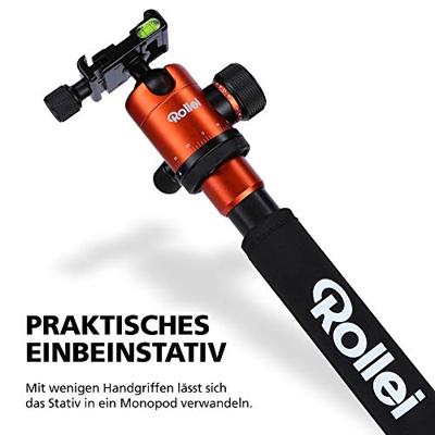 Rollei C5i aluminium statief oranje