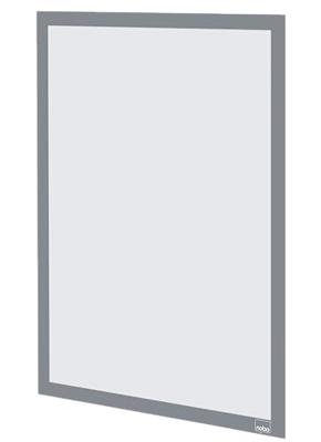 Nobo zelfklevend magnetisch kader A3, zilver, pak van 2 stuks Nobo zelfklevend magnetisch kader A3, zilver, pak van 2 stuks