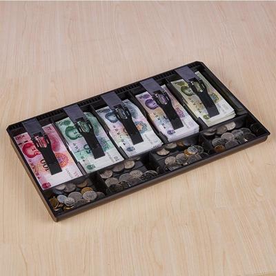 Duurzaam vijf-frame ABS geld Cash munt Register invoegen lade vervanging kassier lade kassa lade opbergdoos classificeren OrganizerDurable vijf-frame