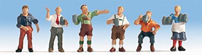 NOCH 15558 H0 Stamtafel figuren Geverfd, Staand