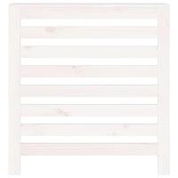 Radiatorombouw 79,5x19x84 cm massief grenenhout wit - thumbnail