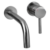 Wastafelmengkraan Differnz Inbouw Gunmetal Differnz - thumbnail