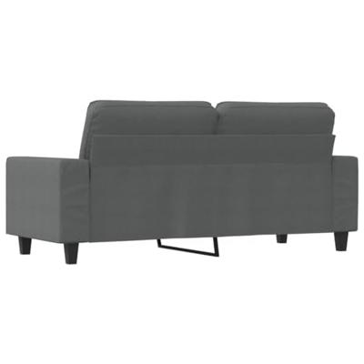 Tweezitsbank 140 cm stof donkergrijs Tweezitsbank 140 cm stof donkergrijs