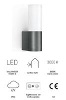 Steinel LED AUSSENLEUCHTE L 605 ANT 069506 Buitenlamp (wand) LED Zonder 11.3 W Antraciet-grijs - thumbnail