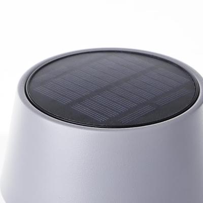 Brilliant Grijze design tafellampPicco op batterij - G40400/22