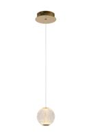 Lucide CINTRA - Hanglamp - Ø 14 cm - LED - 1x5,7W 2700K - Transparant - thumbnail