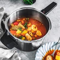 Fissler Vitaquick Hogedrukpan 22 cm 6L RVS - thumbnail