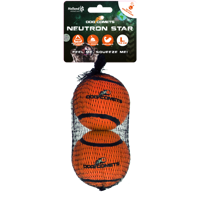 Dog comets Neutron Star Tennisbal met pieper L Oranje 2st - thumbnail