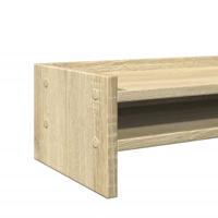 VidaXL Monitorstandaard 42x24x16 cm bewerkt hout sonoma eikenkleurig - thumbnail