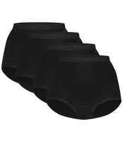 4-Pack High Waist dames slip - Taille - Multipack dames hoge onderbroeken - Katoenen ondergoed - thumbnail