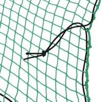 Aanhangwagennet elastisch touw 6x3,5 m polypropeen groen - thumbnail