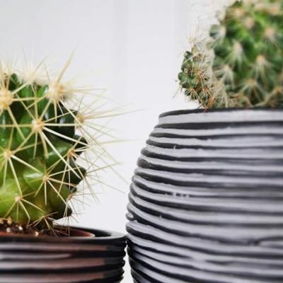 Capi bloempot Antraciet - 14x13x12 cm